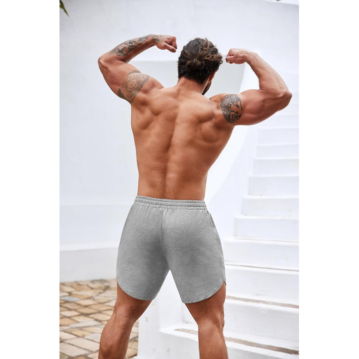 Чоловічі спортивні шорти Coofandy (2 шт.) - бордовий/чорний, XXL