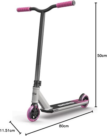 Скутер для трюків Berg Proxus X1 - дитячий, алюмінієвий, IHC компресія, ABEC 9, 110 мм колеса