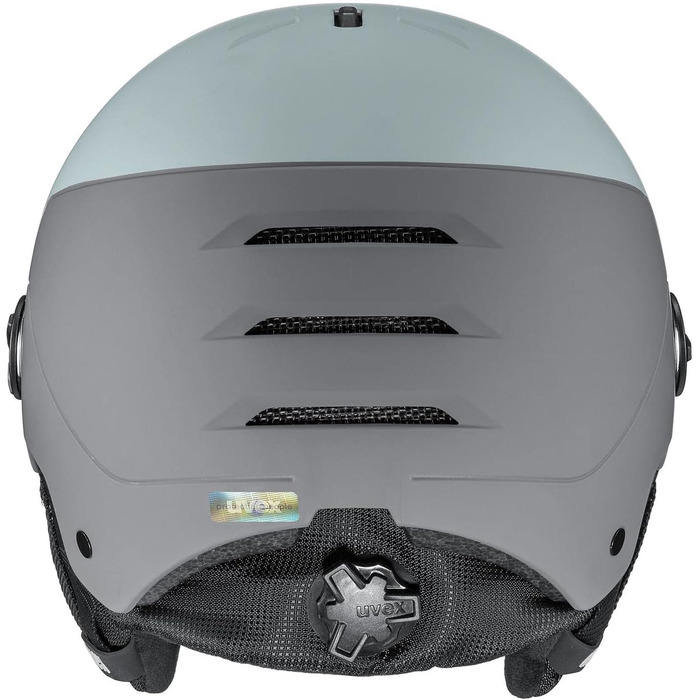 Гірськолижний шолом uvex Wanted Visor з візором, матовий, колір Navy Glacier-Rhino, розмір 58-62 см