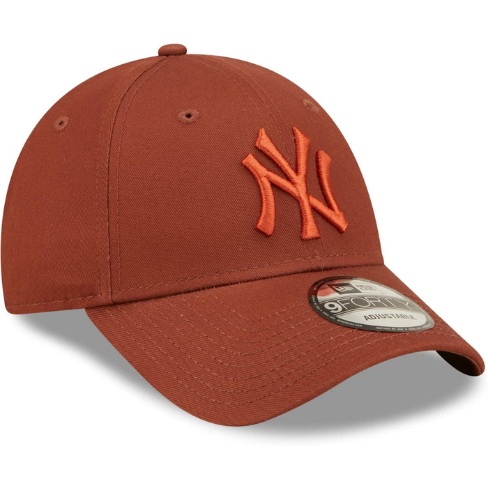 Кепка New Era 9Forty Essential Yankees з металевою застібкою, бейсболка з вигнутим козирком, MLB, Нью-Йорк Янкиз, універсальний розмір, колір: Rust