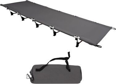 Розкладне ліжко для кемпінгу, туристичне ліжко-крісло, 190x65x15 см, з сумкою, до 150 кг