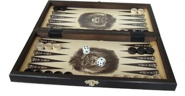 Набір шахів 3 в 1 Abio: шахи, шашки, нарди. Дерев'яне шахове поле 35,5x35,5 см. Якісний, складаний набір для дорослих.