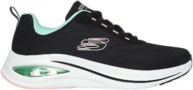 Жіночі кросівки Skechers Skech-Air Meta Aired Out (40 EU, чорний сітчастий, аквамарин з лавандою)