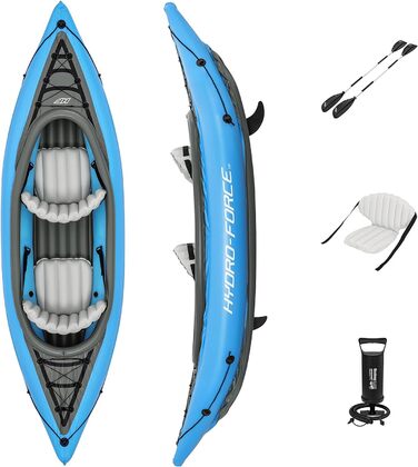 Надувний каяк Bestway Hydro-Force Cove Champion X2 331x88x45 см, комплект