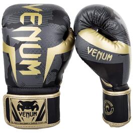 Боксерські рукавички Venum Elite Dark Camouflage, Gold, 8 Oz