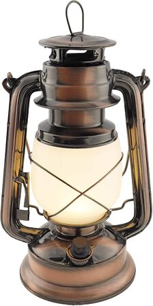 Ліхтар кемпінговий LED ChiliTec з регулюванням яскравості, вінтажний дизайн (мідь, 28 см)