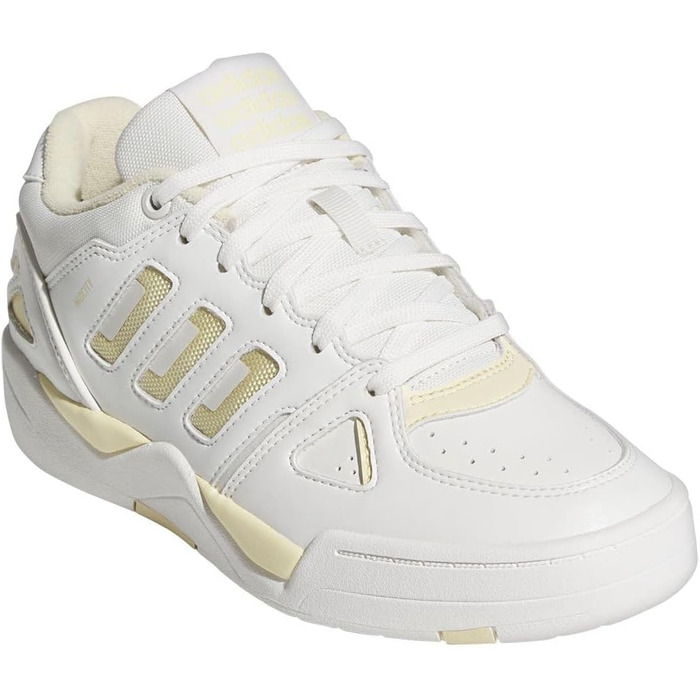 Жіночі кросівки Adidas Midcity Low для баскетболу (43 1/3 EU, білий/жовтий)