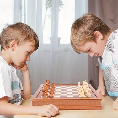 Шаховий набір MZSX з чистого металу, магнітний, складаний, для дітей та дорослих, подарунок на Новий рік