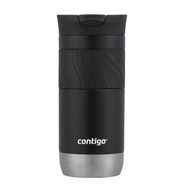 Термокружка Contigo Byron Snapseal 470 мл, нержавіюча сталь, Licorice - герметична, для кави, без BPA