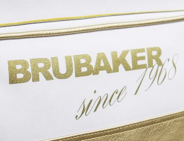 BRUBAKER набір для лижника St. Moritz: чохол для лиж 170 см і сумка для черевиків, для 1 пари лиж, палиць, шолома, білий/золотий