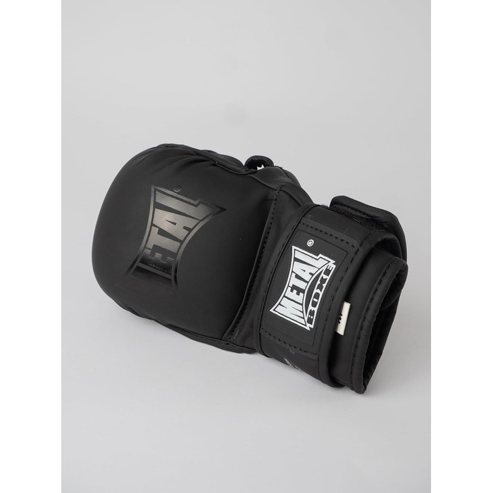 Рукавички для MMA METAL BOXE з великим пальцем, чорні, розмір L