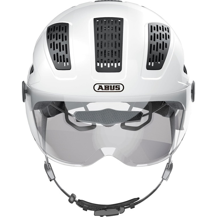 Велошолом ABUS Hyban 2.0 ACE з візором, світлом і ABS-оболонкою для жінок і чоловіків