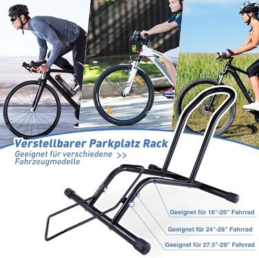 Підставка для велосипедів зі сталі, регульована, для 2 велосипедів. Стабільна підставка для MTB, шосе, електровелосипедів (2 шт.)