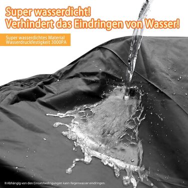 Водонепроникна накидка для мотоцикла LIHAO - захист від зими та вологи (245x105x125 см)