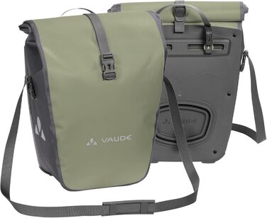 Велосипедні сумки VAUDE Aqua Back 2x24 л, водонепроникні задні багажні сумки для багажника, легке кріплення, універсальний розмір, Німеччина