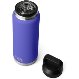 Термос-бутилка YETI Rambler 36oz з кришкою Chug, вакуумна, нержавіюча сталь, ультра фіолетова