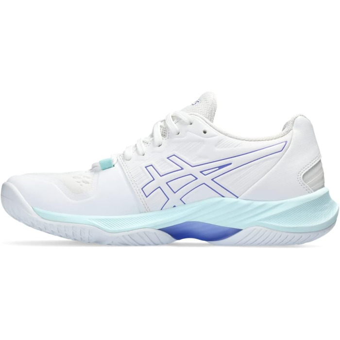 Жіноче кросівки ASICS Sky Elite FF L.e. для легкої атлетики (41.5 EU, білий, синій, фіолетовий)