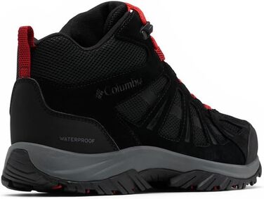 Чоловічі трекінгові черевики Columbia Redmond III Mid Waterproof (40.5 EU, Black Mountain Red)