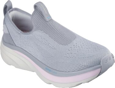 Жіночі кросівки Skechers D'lux Vapor Evening Glow, білі, багатокольорові (37 EU, сірий, рожевий)