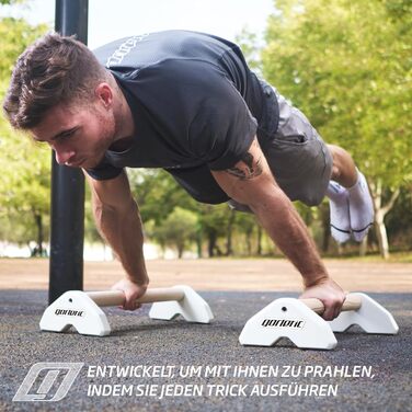 Преміальні бруси LowFit PRO Gorletic для калістеніки та гімнастики, магнітні, компактні, білі, тестовані атлетами