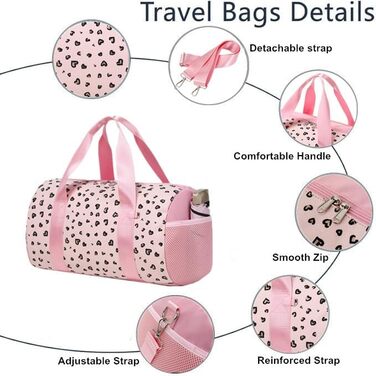 Спортивна сумка для дівчаток для балету та плавання, фіолетова (дизайн Liebe Rosa)