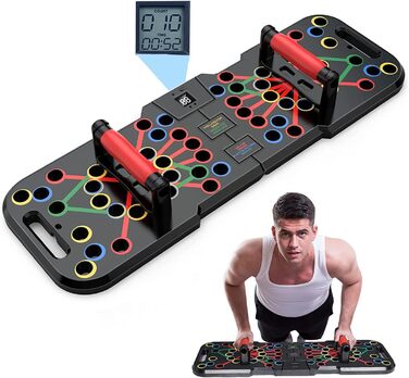 Дошка для віджимань 14 в 1: тренажер для фітнесу та силових тренувань вдома