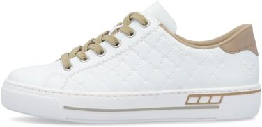 Кросівки жіночі Rieker L88W2 білі, низькі, 39 EU - зручне взуття для міста