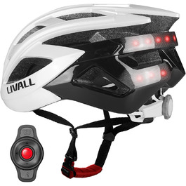 Розумний велосипедний шолом LIVALL з LED підсвічуванням, поворотниками, Bluetooth, мікрофоном та динаміком, SOS-сигналом, бездротовим керуванням для дорослих чоловіків і жінок