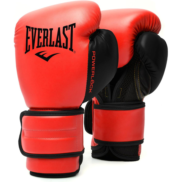 Боксерські рукавички Everlast Powerlock 2R (RED, 16OZ) – унісекс, дорослі
