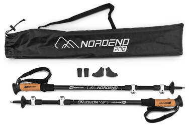 Трекінгові палиці Hop-Sport Nordend Pro чорні