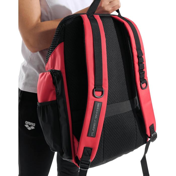 Рюкзак для плавання Arena One Go, 45 літрів, червоний - спортивна сумка для подорожей