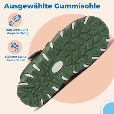 Сандалі дитячі SAGUARO закриті трекінгові для хлопчиків, літні, для активного відпочинку, зелені, розмір 36 EU