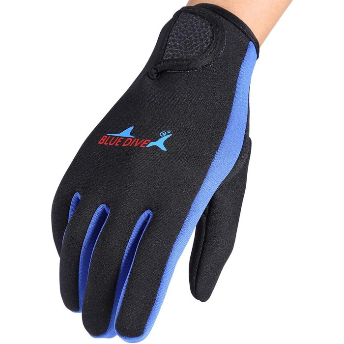 Рукавички для дайвінгу VGEBY1, 1 пара, 3 кольори, п'ятипалі неопренові рукавички для дайвінгу, снорклінгу, каякінгу, серфінгу та інших водних активностей, темно-синій L