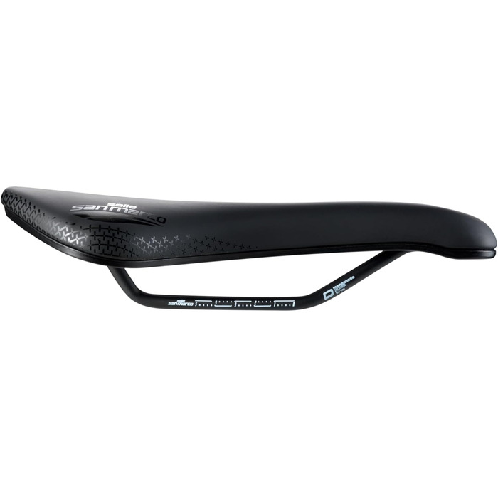 Велосипедне сідло Selle San Marco Aspide Short O-fit Comfort Dynamic для дорослих, унісекс, чорне