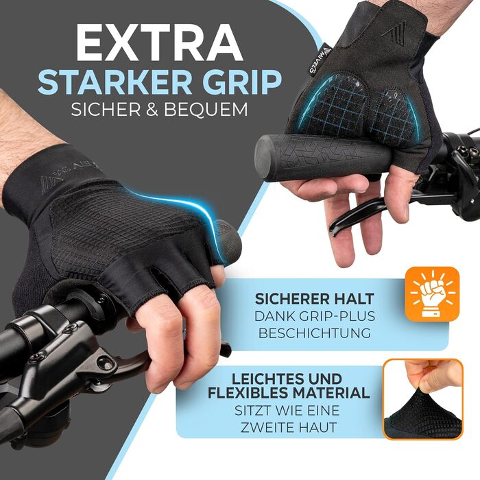 Велосипедні рукавички MIVELO для чоловіків та жінок, з підкладкою, для MTB, шосе, трекінгу, літні, короткі, легкі, неслизькі, дихаючі, XXL