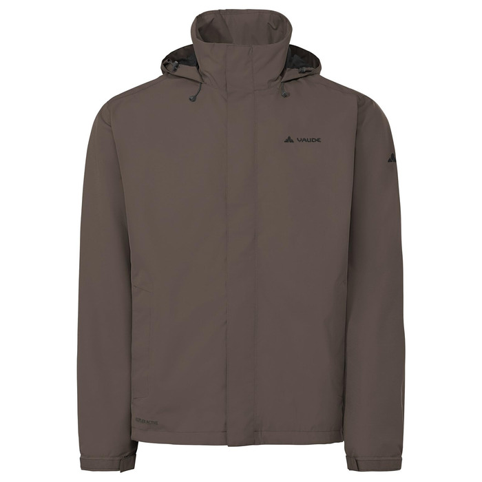 Чоловіча водонепроникна куртка VAUDE Escape light Jacket — вітрівка з мембраною, дихаюча, колір deer brown, розмір 4XL