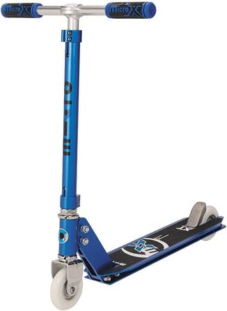 Трюковий самокат CAGO Micro Scooter MX для парку, металевий синій