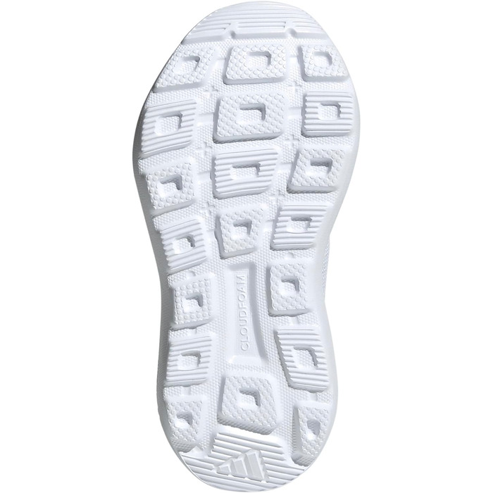 Кросівки для бігу adidas Fortarun Unisex (30.5 EU, темно-сірий, лимонний, світло-блакитний, сонячна батарея)