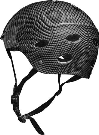 Шолом для скейтборду, самоката, BMX Apollo Bright Carbon, дитячий та дорослий, регульований, розмір L/XL (56-61 см)