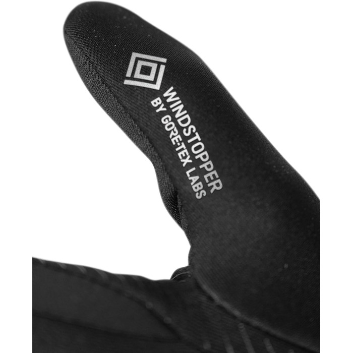 Чоловічі вітрозахисні рукавички Reusch Karayel Touch-tec, чорні-сріблясті, розмір 8.5, універсальні