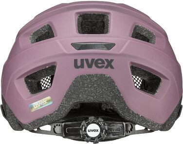 Велошолом uvex Access для MTB, універсальний, plum matt, 52-57 см, легкий, з регулюванням розміру та вентиляцією