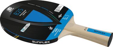 Sunflex Color COMP B25 ракетка для настільного тенісу, ITTF, легка, для початківців, синя накладка, хобі