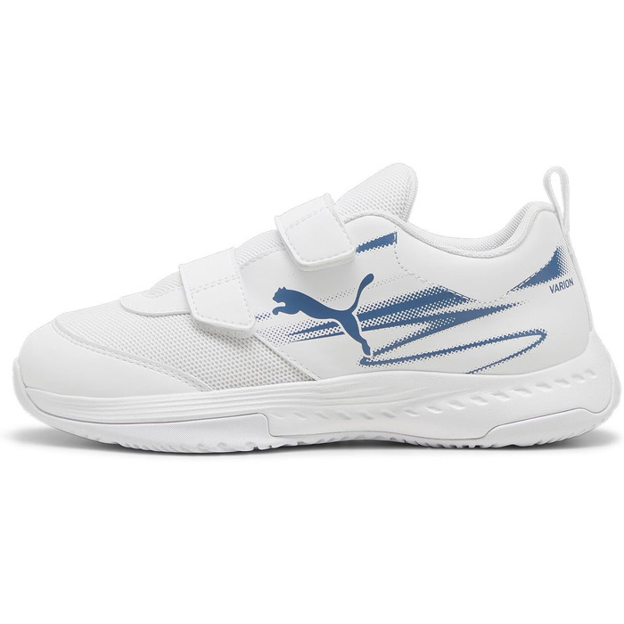 Дитячі кросівки для залу Puma Varion II V Jr Indoor Court Shoe, білі/сині, р. 34 EU
