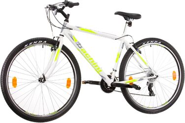 Гірський велосипед Probike PRO 29 дюймів, 21 швидкість, для чоловіків та жінок, зріст 175-190 см, білий/зелений, Multibrand Distribution