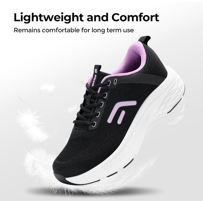 Жіночі кросівки FitVille для ходьби та бігу - широкі, зручні, дихаючі, з неслизькою підошвою. Ідеальні для занять спортом, фітнесом, джогінгом на вулиці. Кольори: блакитний, бірюзовий, чорний, лавандовий. Розмір 39 EU. Модель V17