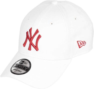 Кепка New Era MLB 9Forty з регульованим розміром, бейсболка з логотипом NY/LA, універсальний розмір, біло-червона