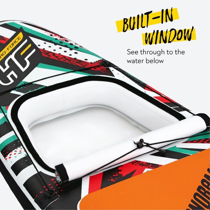 Надувний SUP Bestway Hydro-Force Breeze Panorama: комплект з насосом, сумкою та вікном, різні розміри
