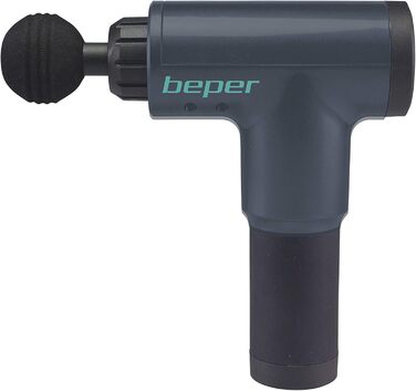 Масажний пістолет BEPER P302MAS001, електричний, акумуляторний, глибока перкусійна масажна гармата для розслаблення, 6 швидкостей