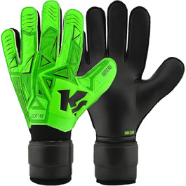 Воротарські рукавички KEEPERsport Varan7 Zone RC з фіксацією пальців, футбольні рукавички з захистом Fingersave, 3мм латекс Claw, застібка-липучка, розмір 5