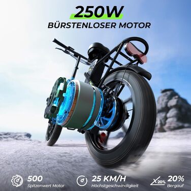 Електровелосипед Finbike складаний 16